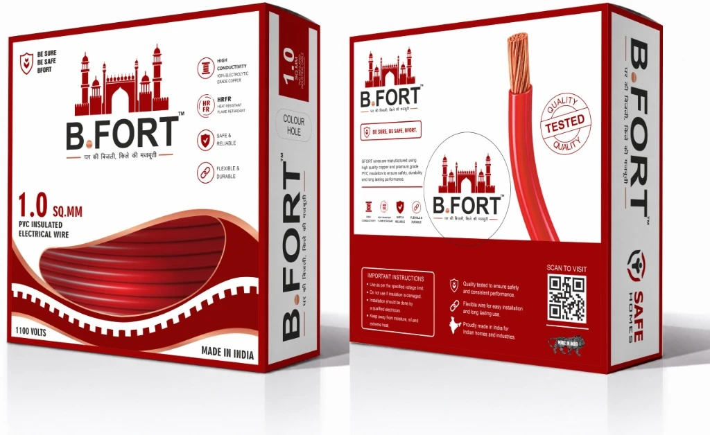 BFORT PVC Insulated Electrical Wire Box Packaging
